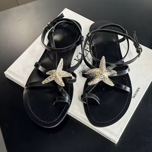 Sandalo da donna stella d'oro